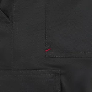 Pantalón forro polar Velilla 103037 Gris antracita, detalle de presilla de refuerzo