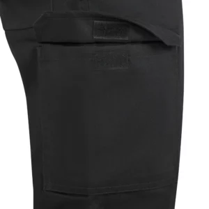 Pantalón forro polar Velilla 103037 Gris antracita, detalle de bolsillo lateral con tapeta abierta