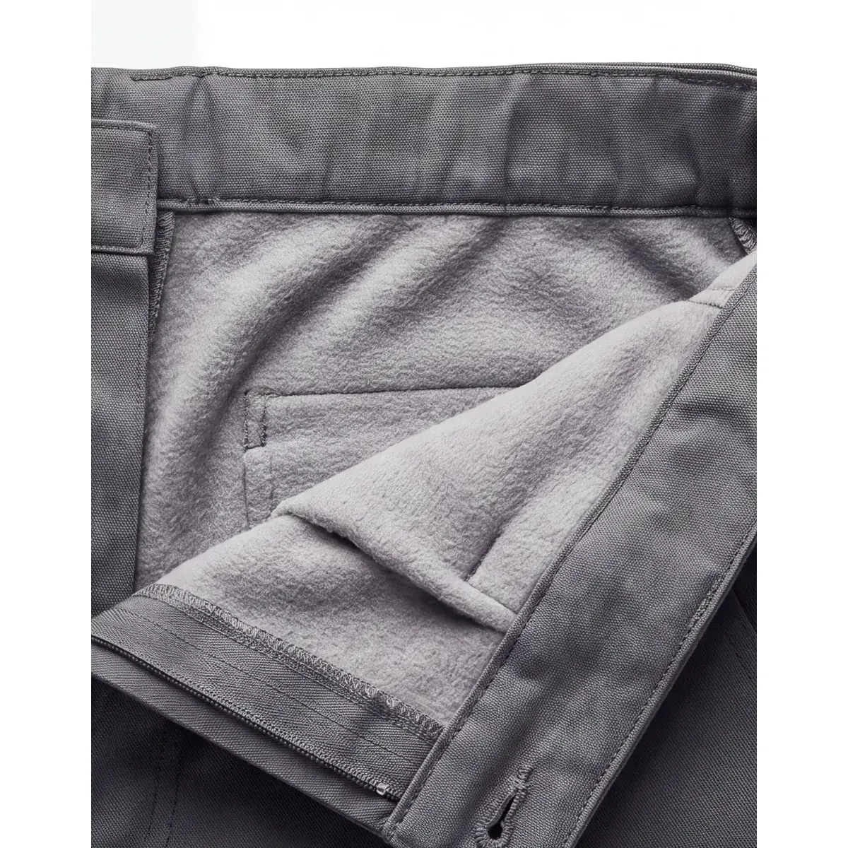 Pantalón forro polar Velilla 103037 28 Pantalón forro polar Velilla 103037 Gris antracita, detalle de forro polar interior