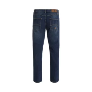 Pantalón dénim stretch Velilla 103038S Dénim azul, vista trasera