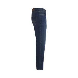 Pantalón dénim stretch Velilla 103038S Dénim azul, vista lateral opuesta