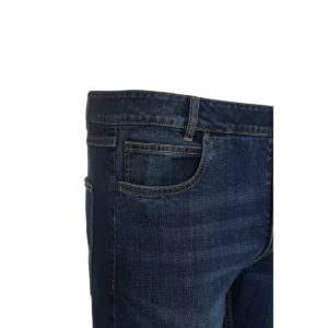 Pantalón dénim stretch Velilla 103038S Dénim azul, detalle de bolsillos delantero y relojero