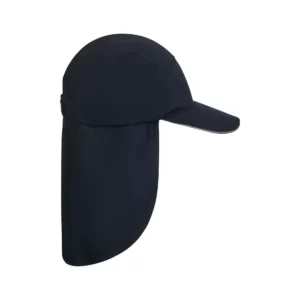 Gorra con cubrenucas Velilla 104001 Azul navy, vista lateral opuesto