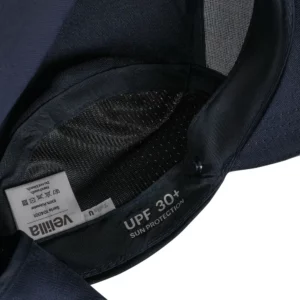 Gorra con cubrenucas Velilla 104001 Azul navy, detalle de banda interior