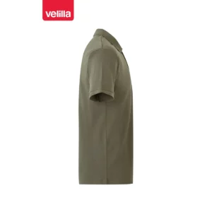 Polo manga corta Velilla 105502 Verde caza, vista lateral