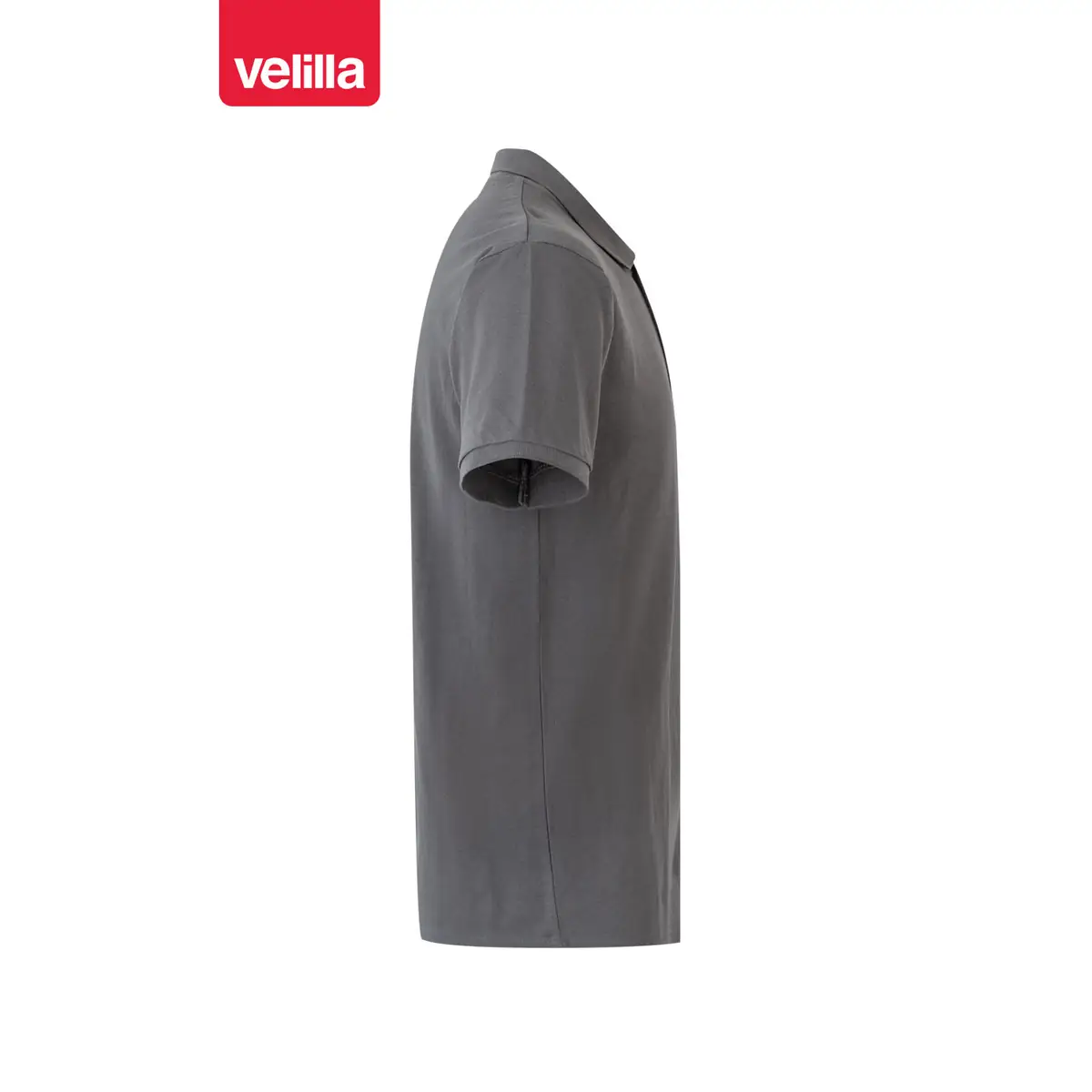 Polo manga corta Velilla 105502 8 Polo manga corta Velilla 105502 Gris, vista lateral