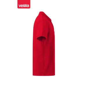 Polo manga corta Velilla 105502 Rojo, vista lateral