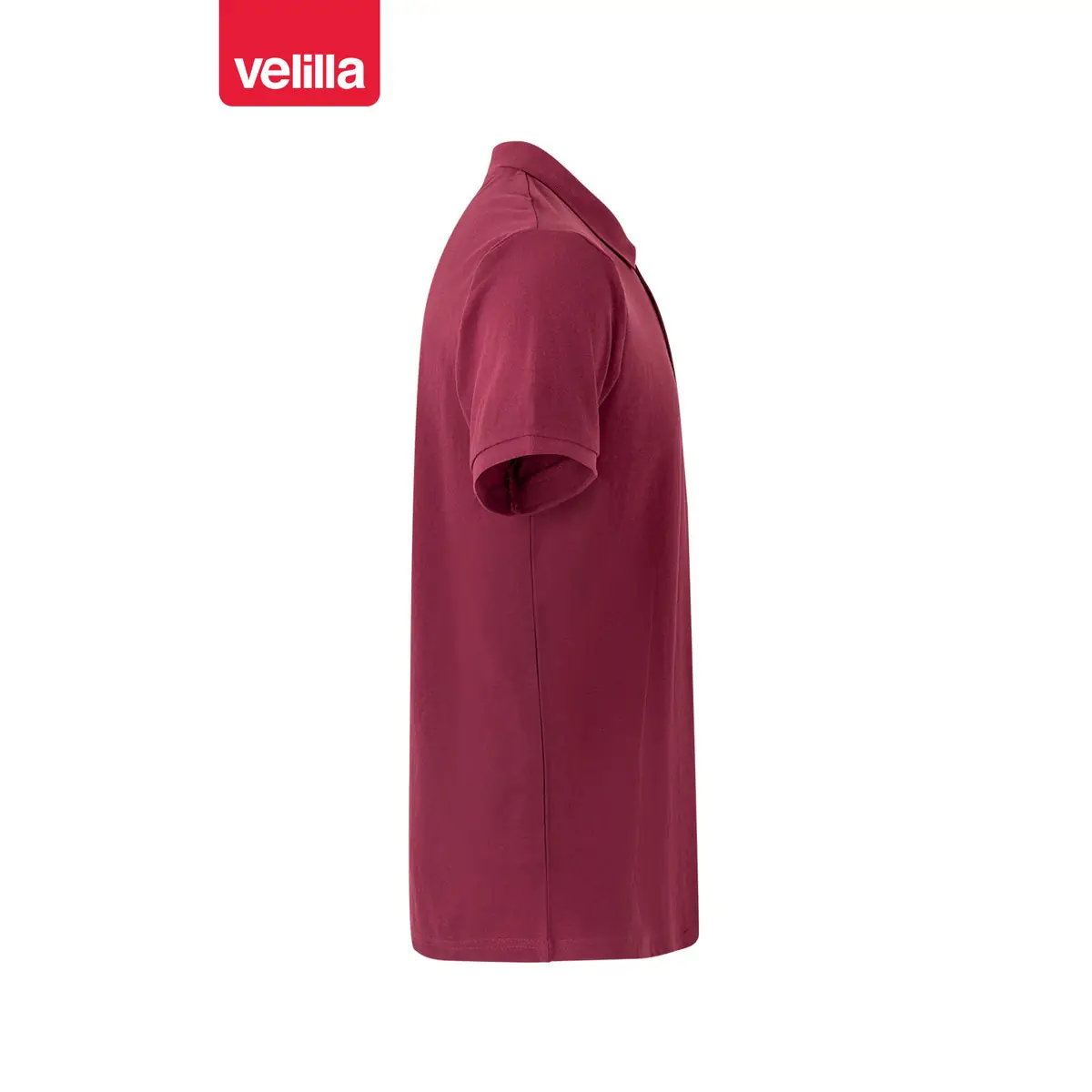 Polo manga corta Velilla 105502 44 Polo manga corta Velilla 105502 Granate, vista lateral
