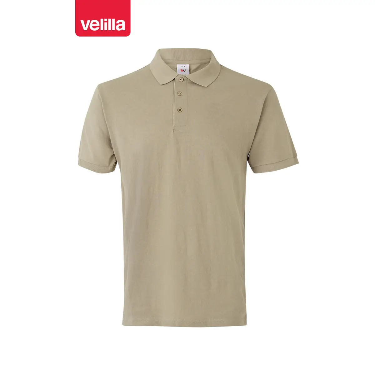 Polo manga corta Velilla 105502 37 Polo manga corta Velilla 105502 Beige arena, vista frontal