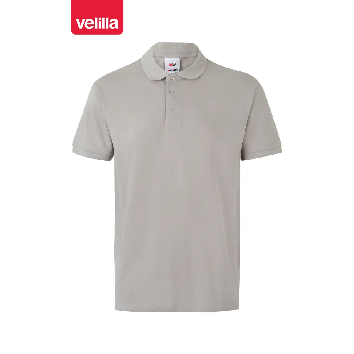 Polo manga corta Velilla 105502 4 Polo manga corta Velilla 105502 Gris perla, vista frontal