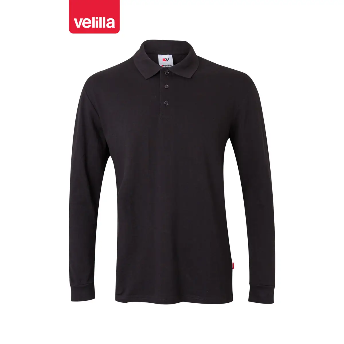 Polo manga larga Velilla 105503 7 Polo manga larga Velilla 105503 Negro, vista frontal