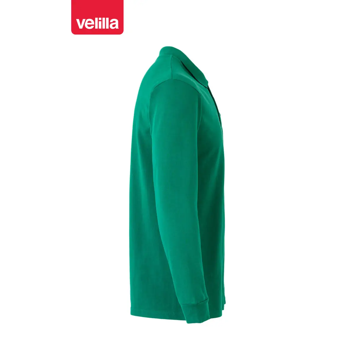 Polo manga larga Velilla 105503 17 Polo manga larga Velilla 105503 Verde, vista lateral