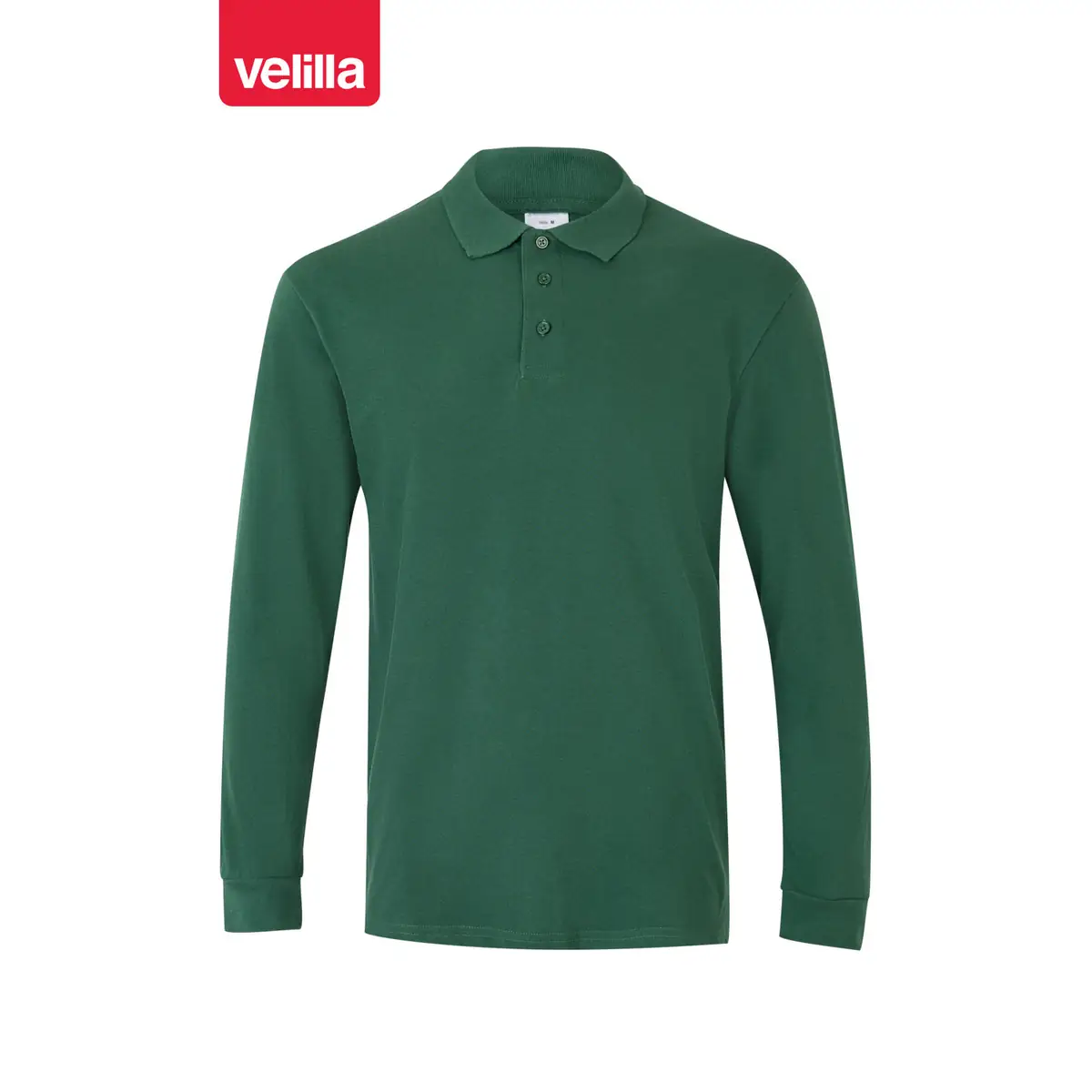 Polo manga larga Velilla 105503 19 Polo manga larga Velilla 105503 Verde bosque, vista frontal
