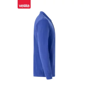 Polo manga larga Velilla 105503 Azulina, vista lateral