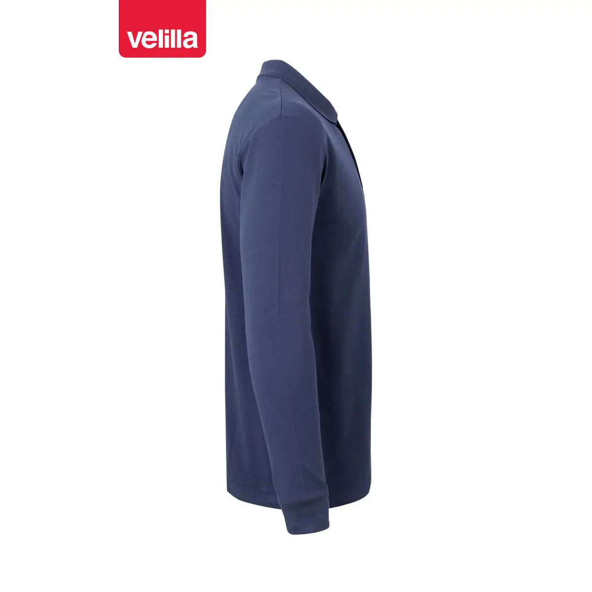 Polo manga larga Velilla 105503 11 Polo manga larga Velilla 105503 Azul navy, vista lateral