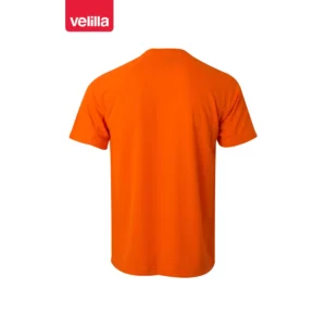 Camiseta técnica Velilla 105506 Naranja flúor, vista trasera