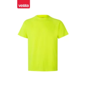 Camiseta técnica Velilla 105506 Amarillo flúor, vista frontal