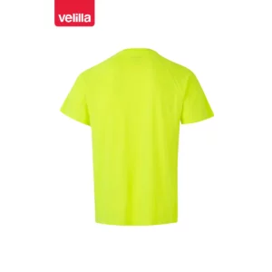 Camiseta técnica Velilla 105506 Amarillo flúor, vista trasera