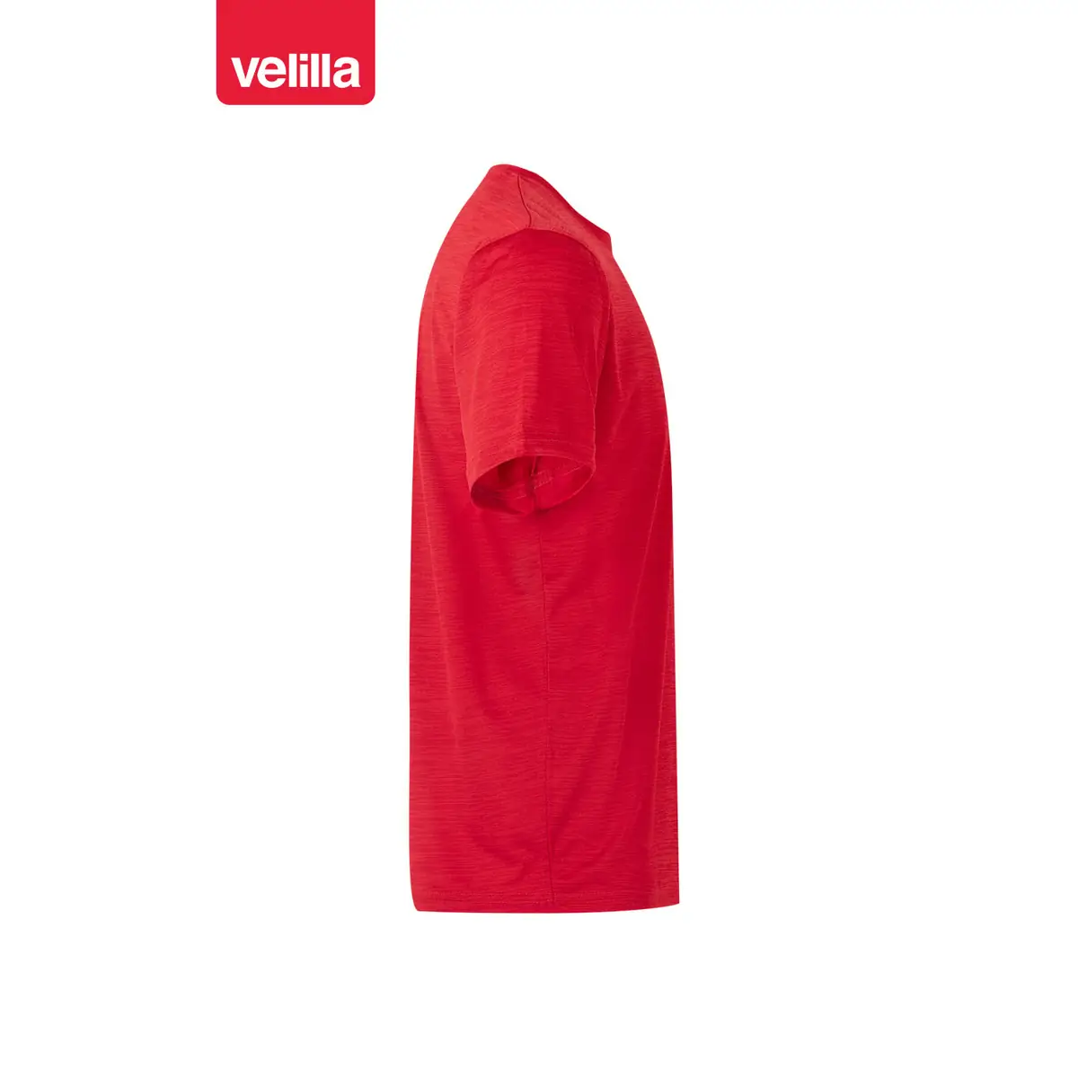 Camiseta técnica jaspeada Velilla 105507 8 Camiseta técnica jaspeada Velilla 105507 Rojo jaspeado, vista lateral
