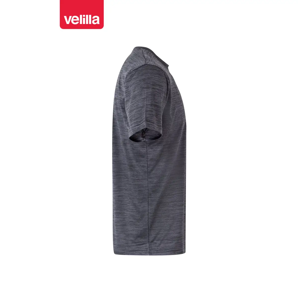 Camiseta técnica jaspeada Velilla 105507 2 Camiseta técnica jaspeada Velilla 105507 Gris oscuro jaspeado, vista lateral