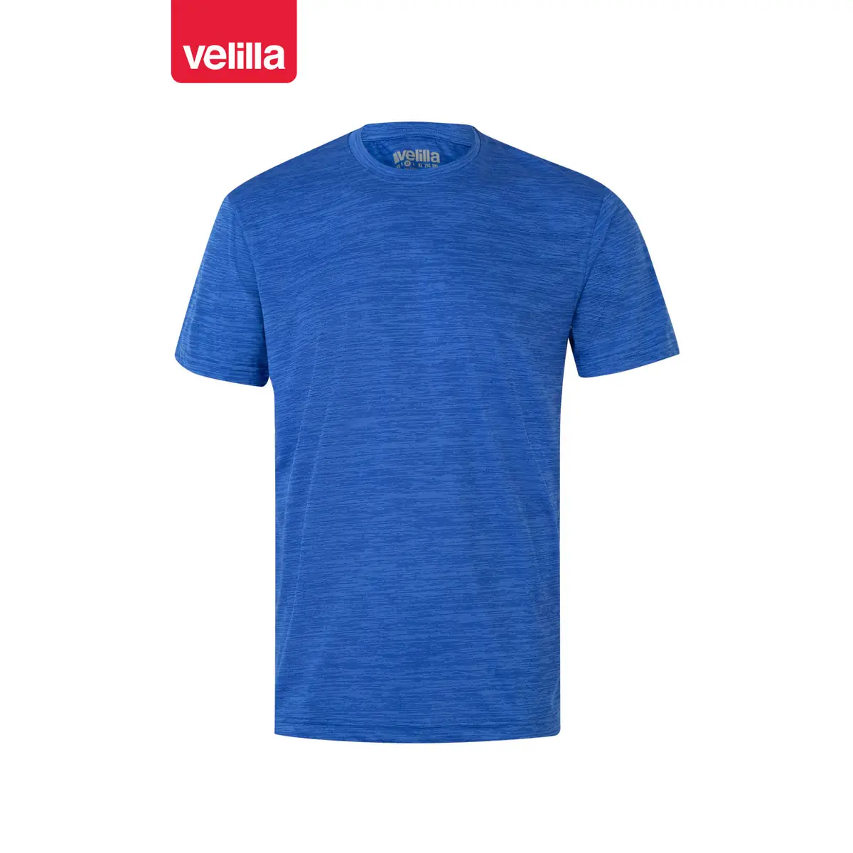 Camiseta técnica jaspeada Velilla 105507 4 Camiseta técnica jaspeada Velilla 105507 Azulina jaspeado, vista frontal