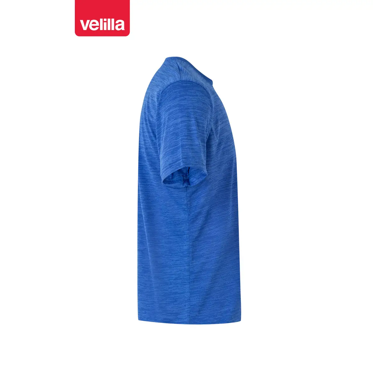 Camiseta técnica jaspeada Velilla 105507 5 Camiseta técnica jaspeada Velilla 105507 Azulina jaspeado, vista lateral