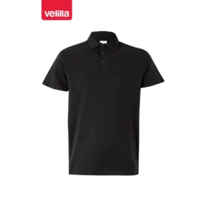Polo stretch manga corta hombre Velilla 105508S Negro, vista frontal