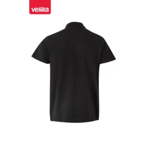 Polo stretch manga corta hombre Velilla 105508S Negro, vista trasera