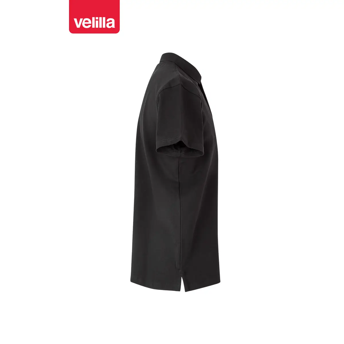 Polo stretch manga corta hombre Velilla 105508S 8 Polo stretch manga corta hombre Velilla 105508S Negro, vista lateral