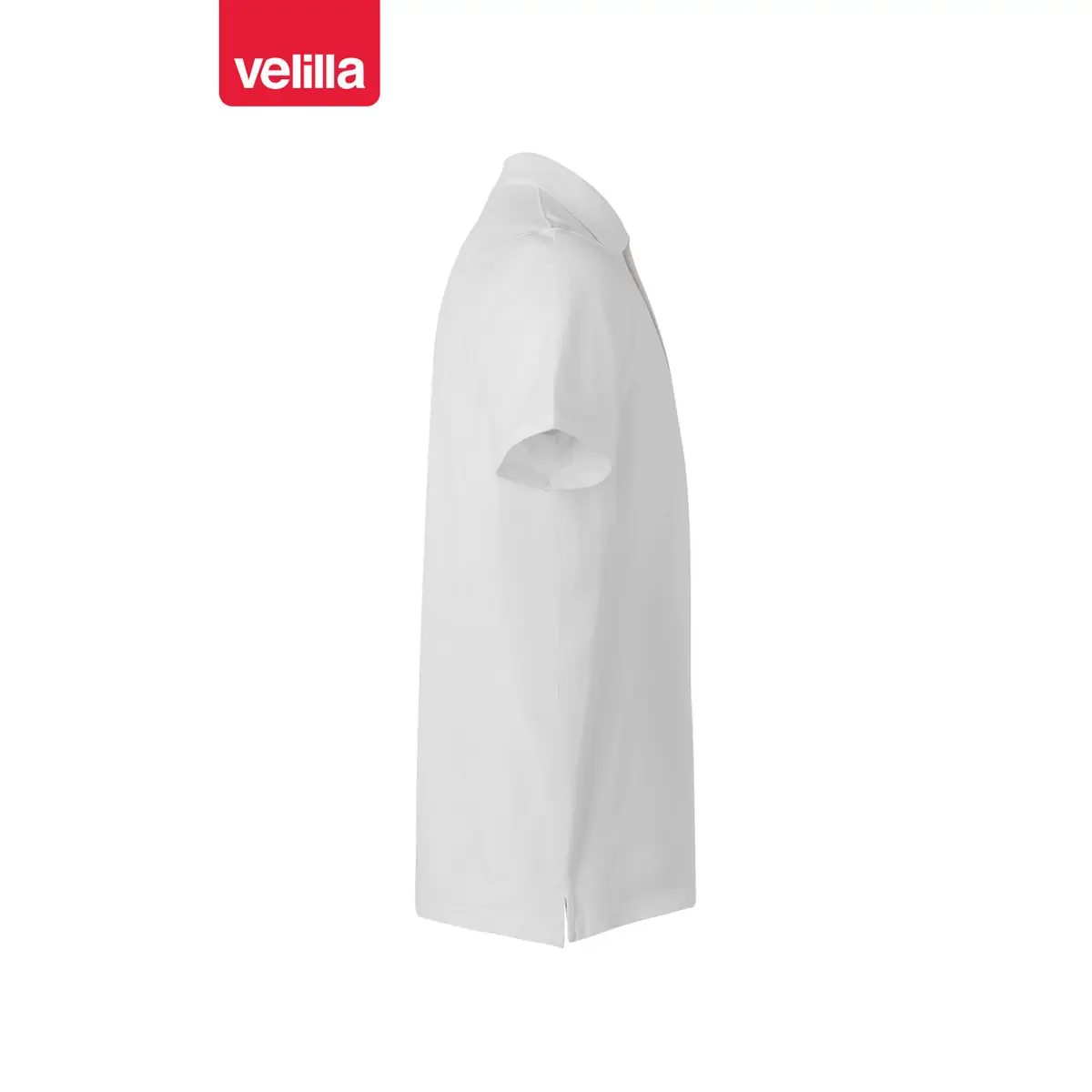 Polo stretch manga corta hombre Velilla 105508S 2 Polo stretch manga corta hombre Velilla 105508S Blanco, vista lateral