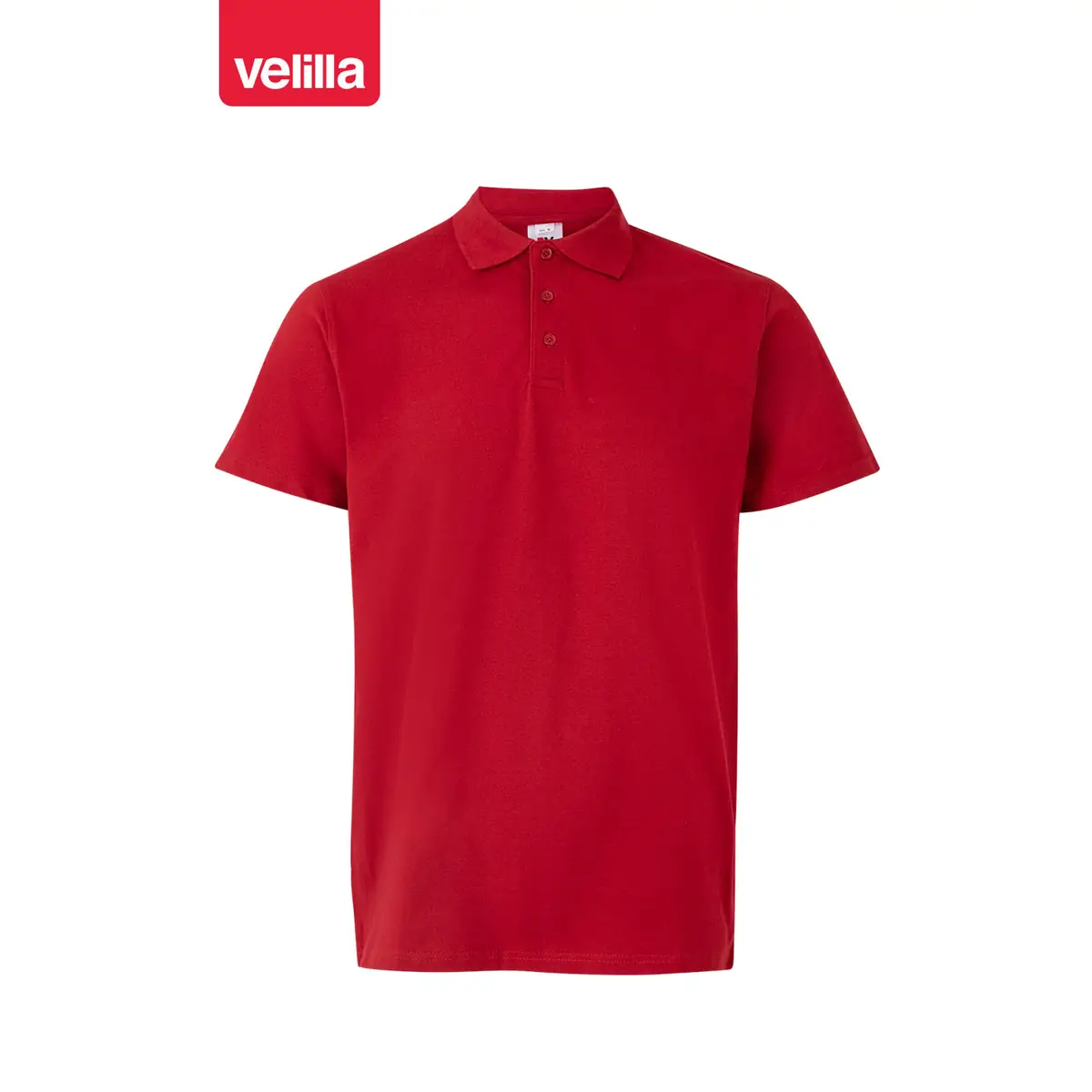 Polo stretch manga corta hombre Velilla 105508S 13 Polo stretch manga corta hombre Velilla 105508S Rojo, vista frontal