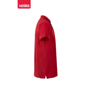 Polo stretch manga corta hombre Velilla 105508S Rojo, vista lateral