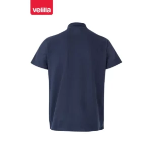 Polo stretch manga corta hombre Velilla 105508S Azul navy, vista trasera