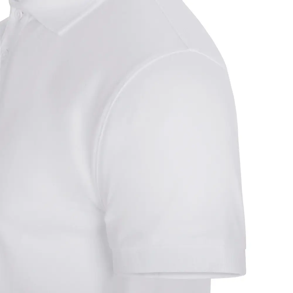 Polo OCS manga corta hombre Velilla 105510S 18 Polo OCS manga corta hombre Velilla 105510S Blanco, detalle de manga y hombro