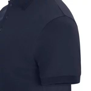 Polo OCS manga corta hombre Velilla 105510S Azul navy, detalle de manga y hombro