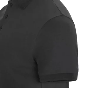 Polo OCS manga corta hombre Velilla 105510S Gris antracita, detalle de manga y hombro