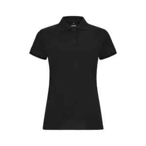 Polo OCS manga corta mujer Velilla 105510SW Negro, vista frontal