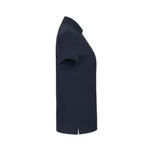 Polo OCS manga corta mujer Velilla 105510SW Azul navy, vista lateral opuesta