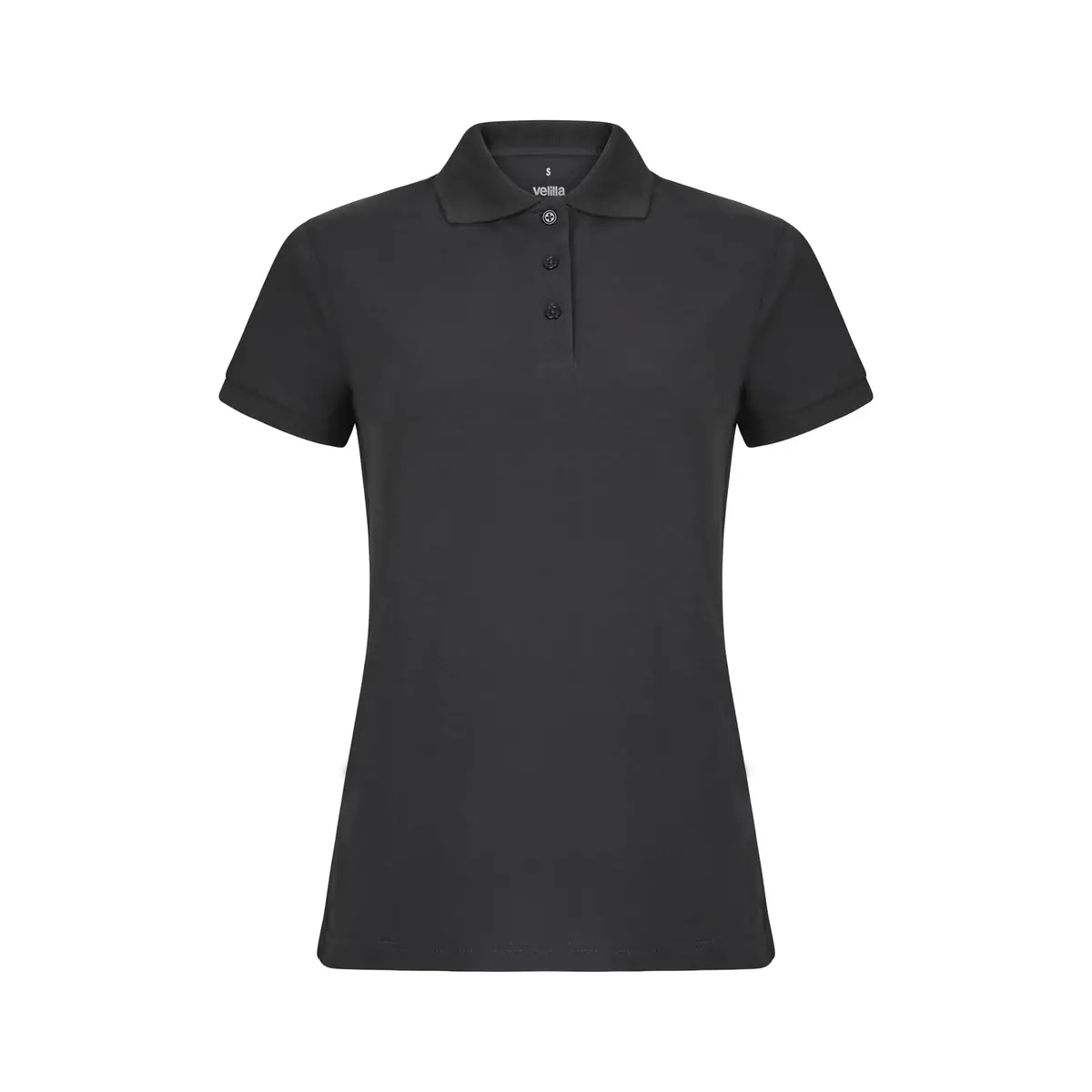 Polo OCS manga corta mujer Velilla 105510SW 13 Polo OCS manga corta mujer Velilla 105510SW Gris antracita, vista frontal