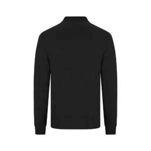 Polo OCS manga larga hombre Velilla 105511S Negro, vista trasera