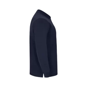 Polo OCS manga larga hombre Velilla 105511S Azul navy, vista lateral opuesta