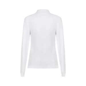 Polo OCS manga larga mujer Velilla 105511SW Blanco, vista trasera