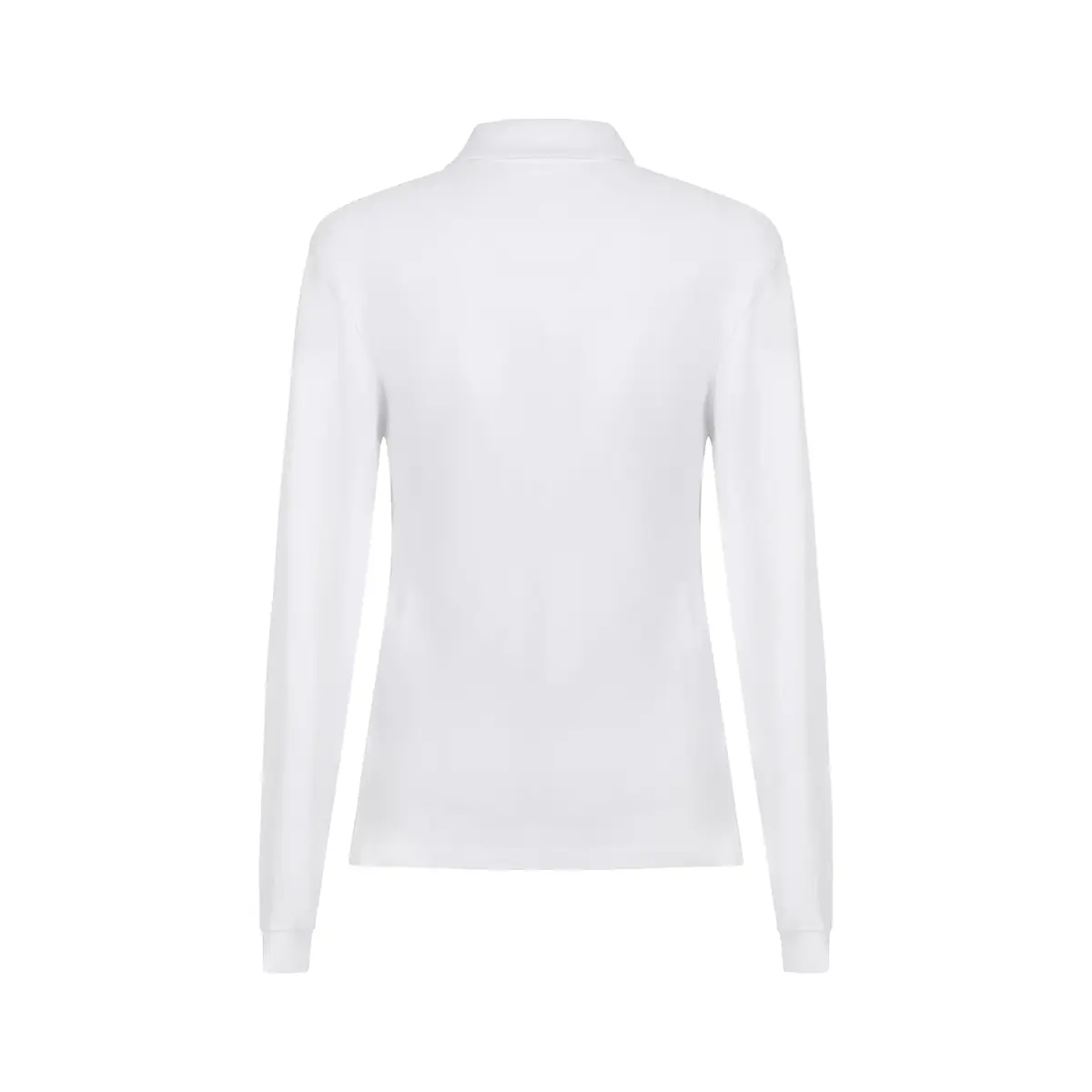 Polo OCS manga larga mujer Velilla 105511SW 4 Polo OCS manga larga mujer Velilla 105511SW Blanco, vista trasera