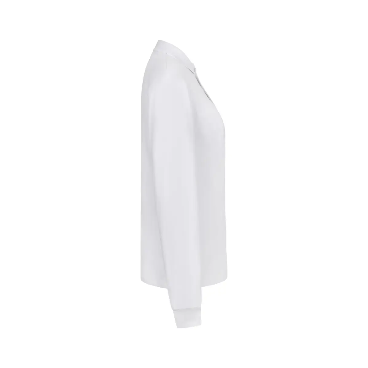 Polo OCS manga larga mujer Velilla 105511SW 3 Polo OCS manga larga mujer Velilla 105511SW Blanco, vista lateral opuesta