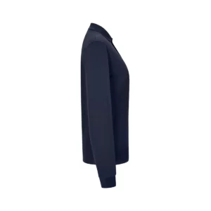 Polo OCS manga larga mujer Velilla 105511SW Azul navy, vista lateral opuesta