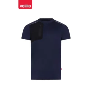 Camiseta técnica Velilla 105635 V.Dynamix Azul navy/Negro, vista frontal
