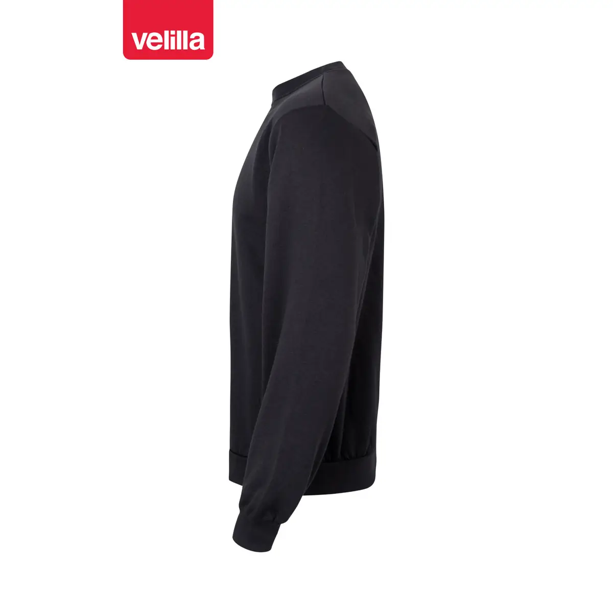 Sudadera cuello redondo Velilla 105701 18 Sudadera cuello redondo Velilla 105701 Negro, vista lateral
