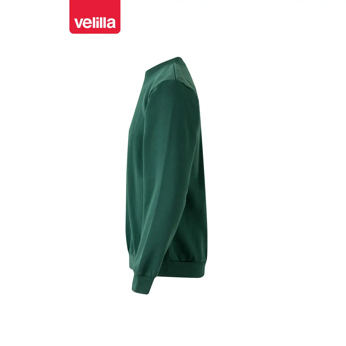 Sudadera cuello redondo Velilla 105701 27 Sudadera cuello redondo Velilla 105701 Verde bosque, vista lateral