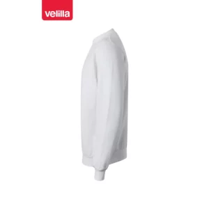 Sudadera cuello redondo Velilla 105701 Blanco, vista lateral
