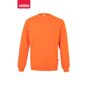 Sudadera cuello redondo Velilla 105701 Naranja, vista frontal